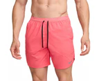 Nike Mens Dri FIT Stride 7 inch Running Shorts - Pink/Black