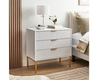 Cooper & Co. Indy 80cm Chest of 3 Drawers White