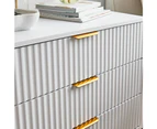 Cooper & Co. Indy 80cm Chest of 3 Drawers White