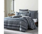 Private Collection Boyd Ink Yarn Dyed Jacquard Quilt Cover Set