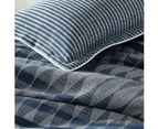 Private Collection Boyd Ink Yarn Dyed Jacquard Quilt Cover Set