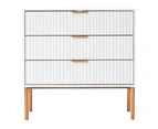 Cooper & Co. Indy 80cm Chest of 3 Drawers White