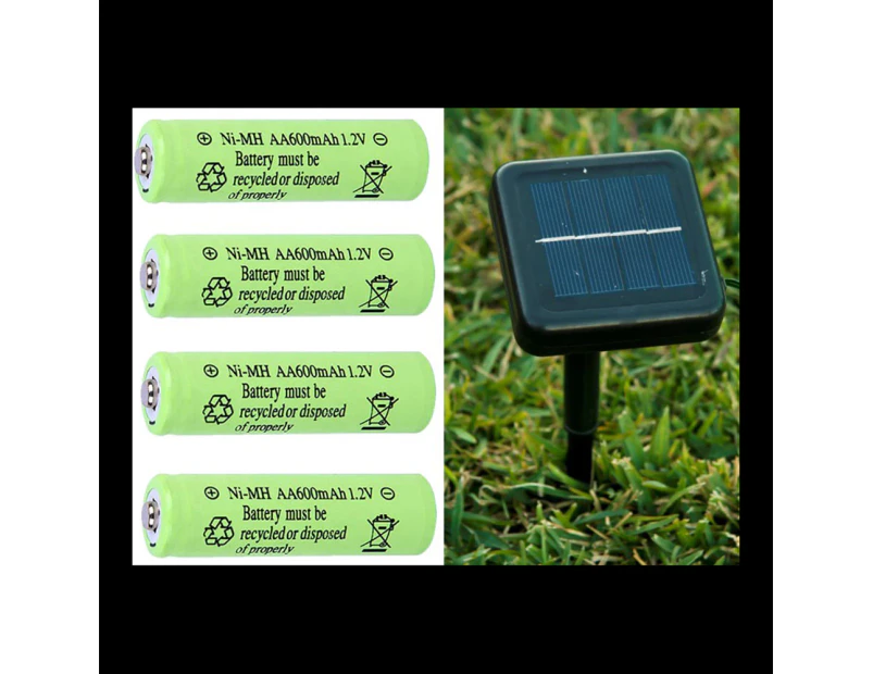 Solar Batteries Ni-mh 4 Pack