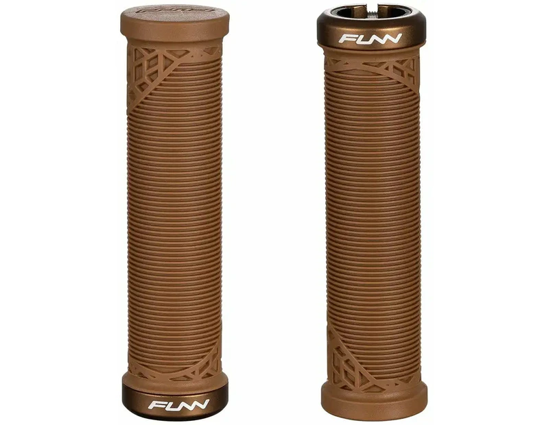 FUNN Hilt Junior Lock-On MTB Grips - Brown