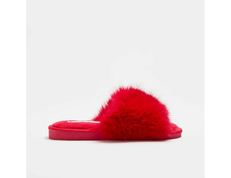 Target Womens Fluffy Christmas Scuff Slipper