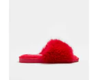 Target Womens Fluffy Christmas Scuff Slipper