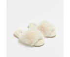 Target Womens Fluffy Christmas Scuff Slipper