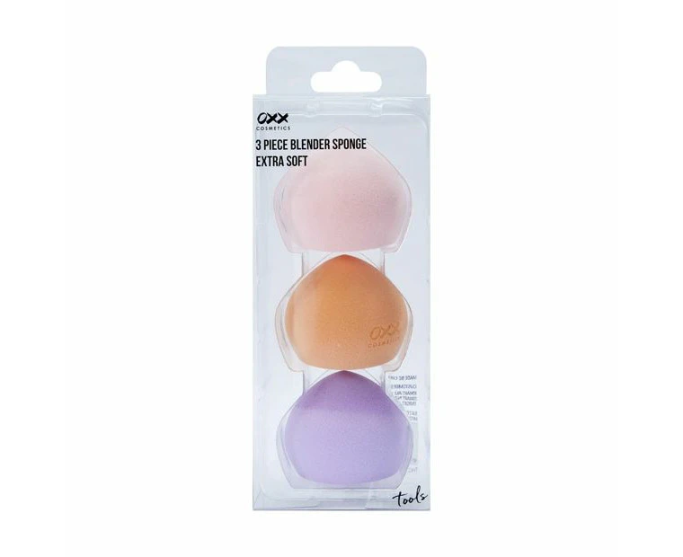 3 Piece Extra Soft Blender Sponge - OXX Cosmetics