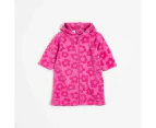 Target Hooded Zip Thru Kids Towel Robe