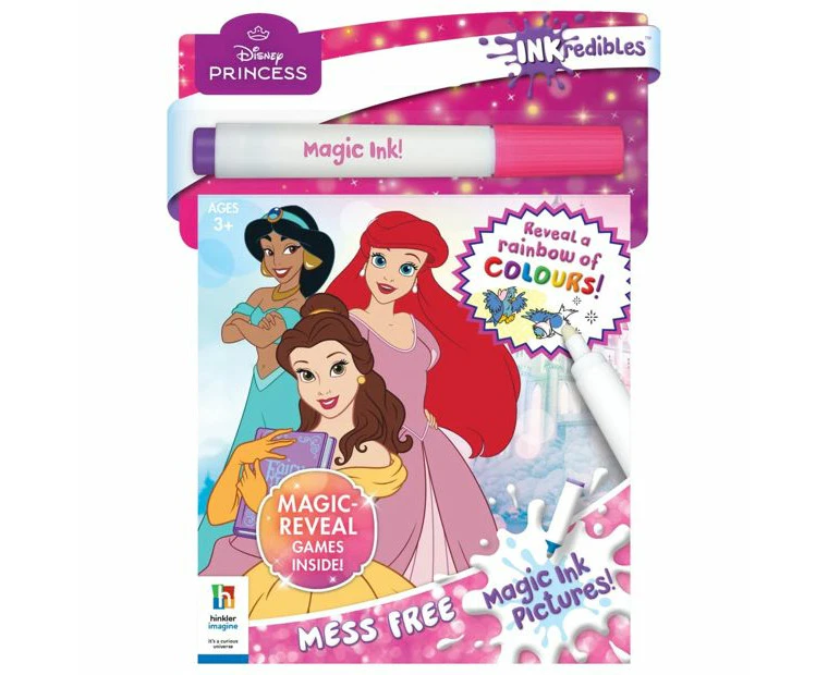 INKredibles Disney Princess Magic Ink Pictures - Book