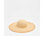 Target Frayed Edge Straw Hat