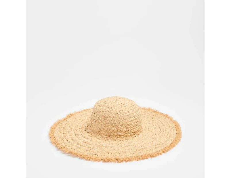 Target Frayed Edge Straw Hat