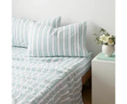 Target Arden Stripe Australian Cotton Stonewash Sheet Set