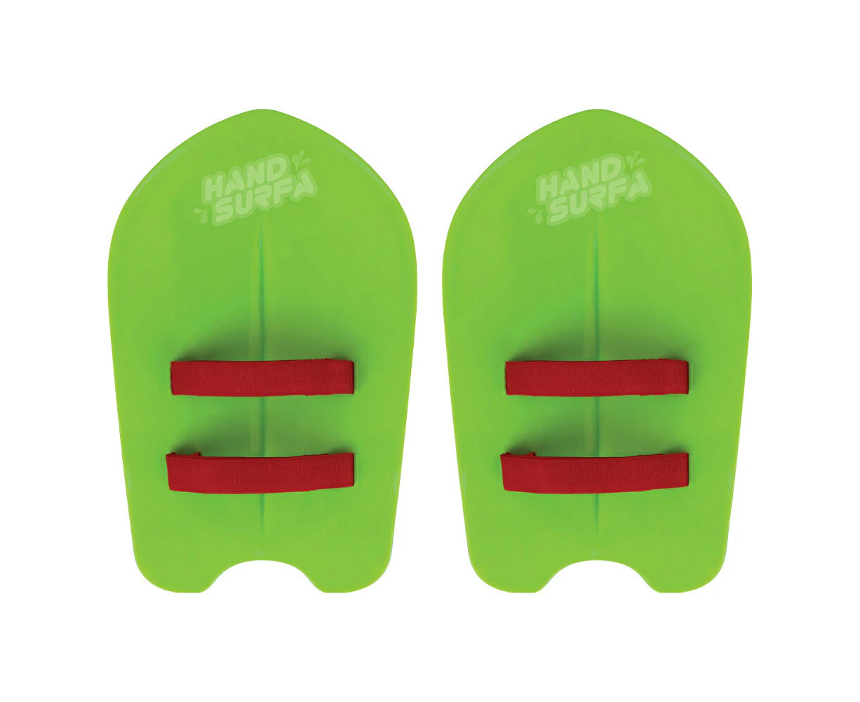 2x Maddog Hand Surfa Beach Water Surf Handboard Surfing Training Aid 30cm GRN