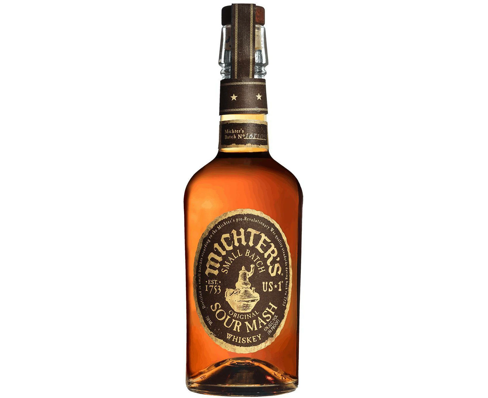 MICHTERS US 1 SOUR MASH WHISKEY - 700ml