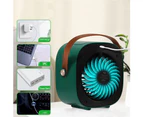 Portable Cooling Fan 3 Speeds Duration 4000mah Rechargeable Mute Air Cooler White