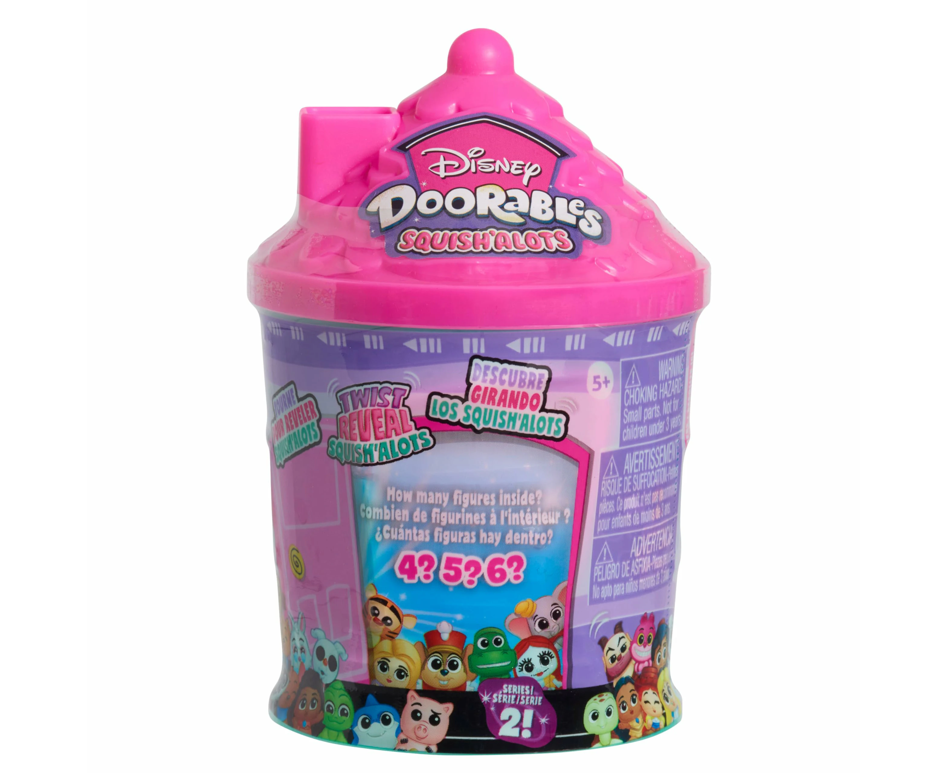 Disney Doorables Squish'alots Series 2 Figures - Collect The Cutest, Squishiest Disney Characters! (4-6 Figures Inside) Ages 5+