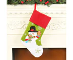 1 pc Christmas Stockings Xmas Stockings Fireplace Hanging Stockings with Plush Cuff