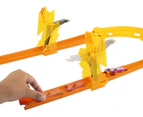 Hot Wheels Trackset With Car & 12 Accelerators: Build Lightning-fast Tracks With Speed Boosters! Ages 4+!