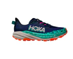 Hoka Women's Speedgoat 6 Trail Running Shoes - Varsity Navy/Meteor