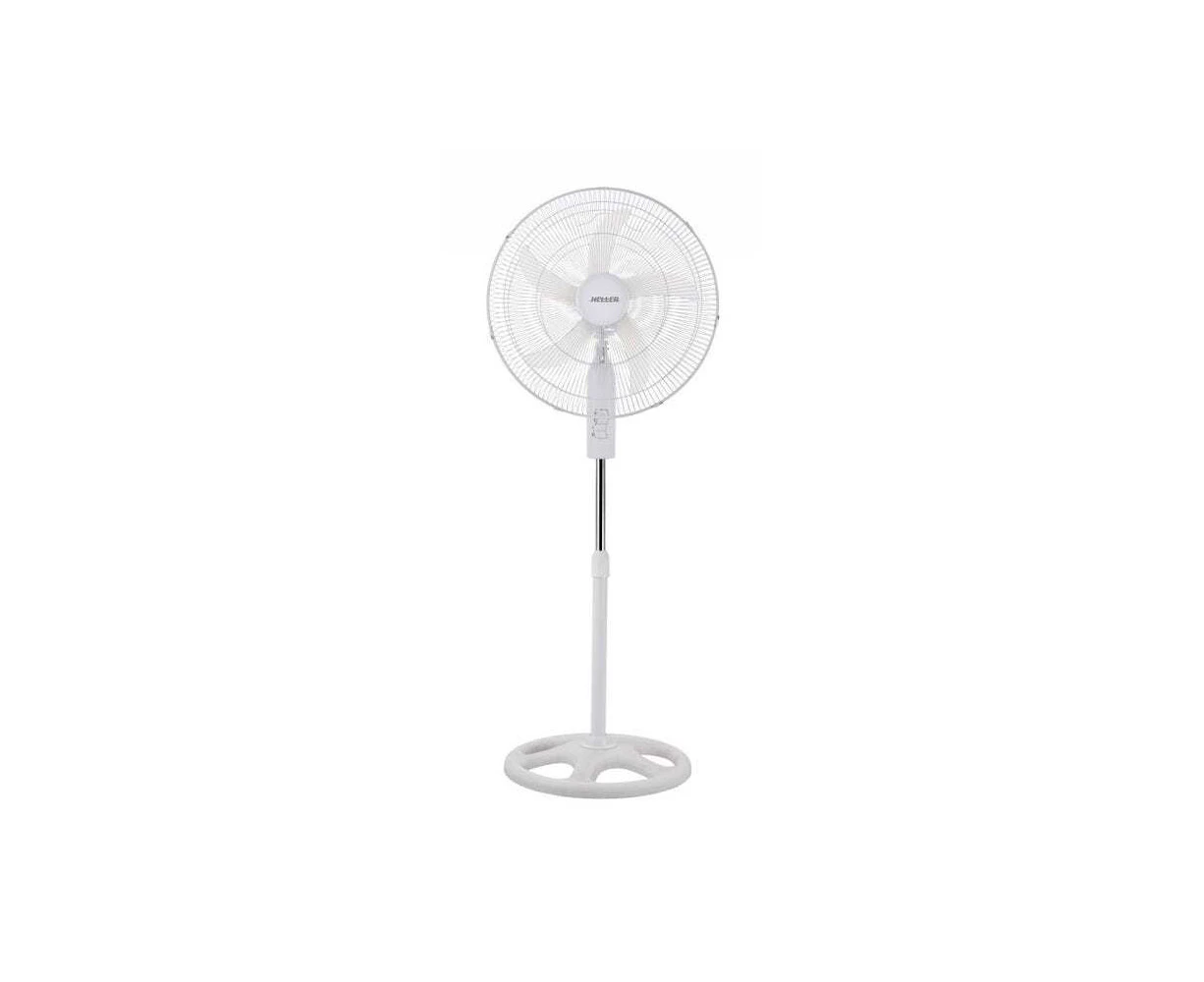 Heller 50cm Adjustable Cooling Air Home/Office Pedestal Fan 50W - White