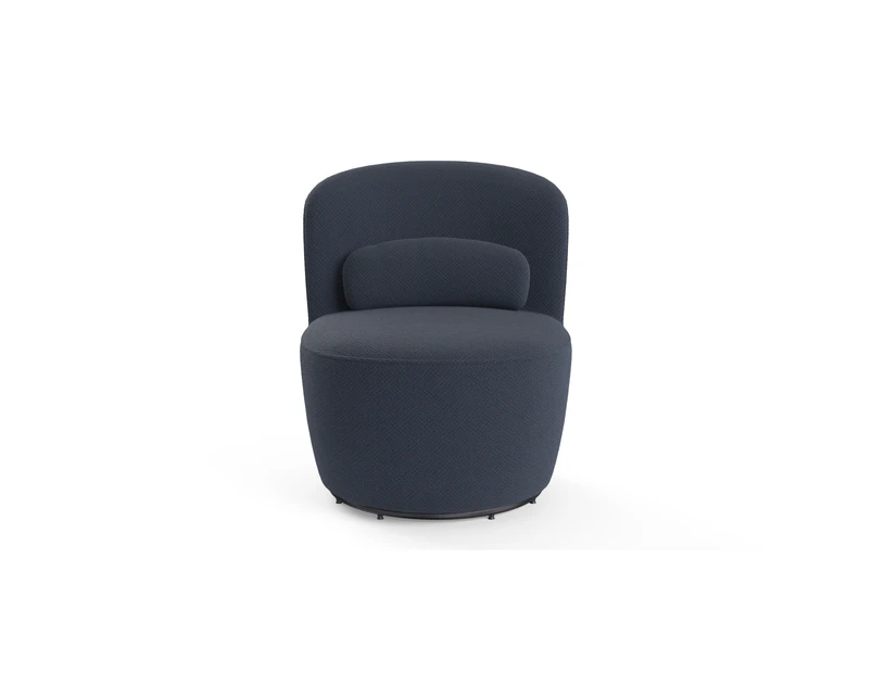 Brosa Ada Swivel Accent Chair - Polynesian Blue