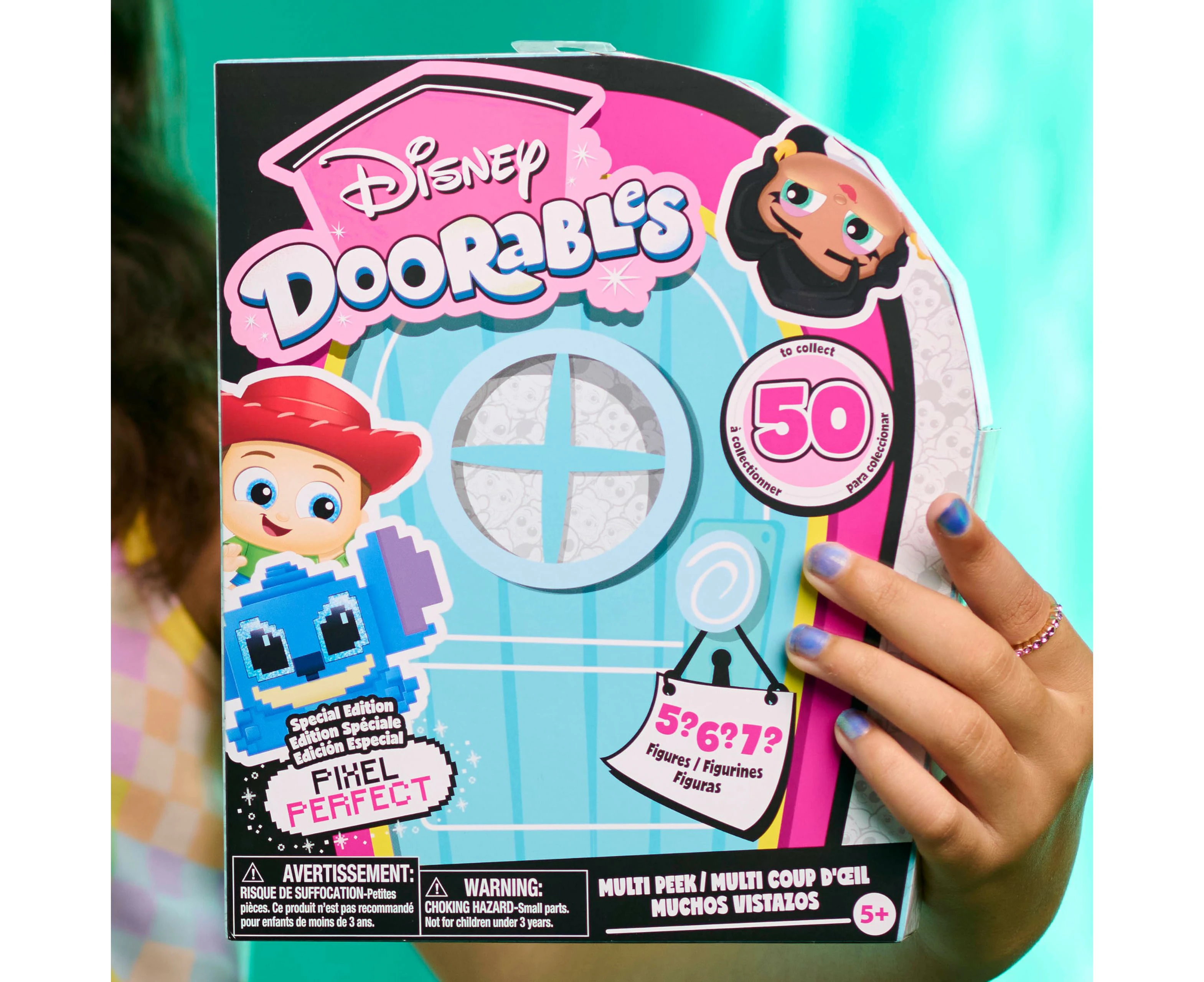 Disney Doorables Pixel Perfect Multi Peek - Unbox A World Of Pixelated Fun With These Adorable Collectible Figurines! Ages 5+