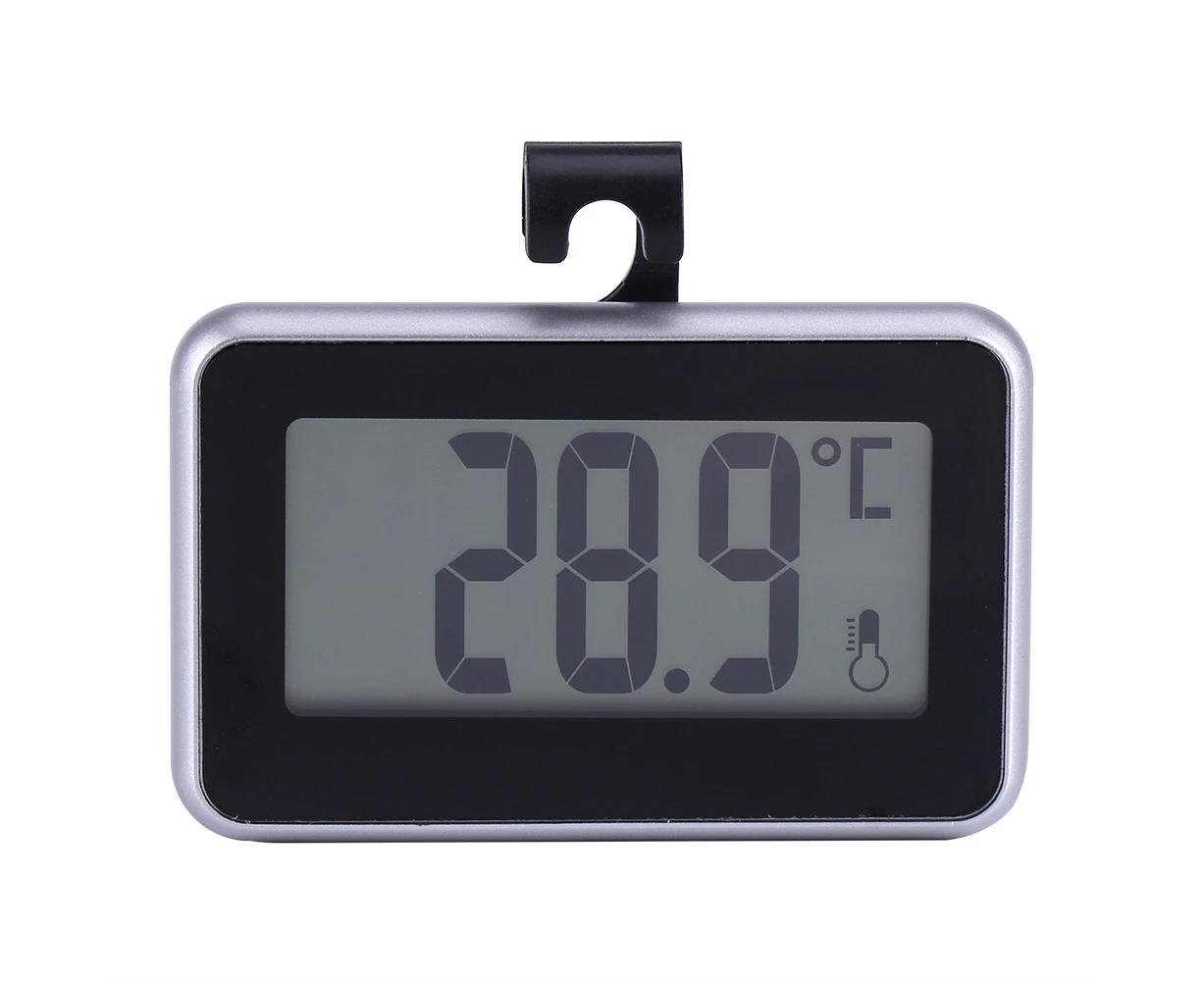 UAFPA Digital Refrigerator Freezer Fridge Thermometer Kitchen LCD Display Temperature Gauge Black