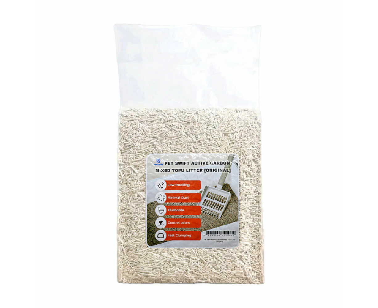 Pet Swift Active Carbon Mixed Tofu Litter