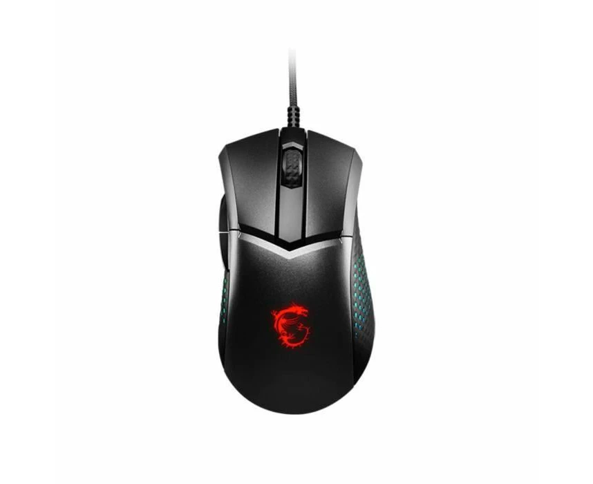 MSI CLUTCH GM51 LIGHTWEIGHT Gaming Mouse - RGB, upto 26000 DPI, 8K Hz Polling, 83g, Frixion Free Cable, Ergonomic design, OMRON Switches, NVIDIA REFLEX, MS