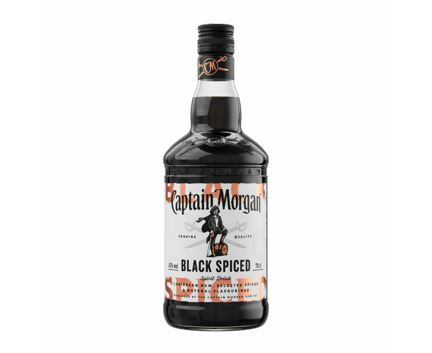 Captain Morgan Black Spiced Rum 700ml