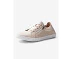 RIVERS - Womens Shoes -  Lasercut Lace Up Sneaker Chloe - Blush