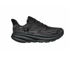 Hoka Women's Clifton 9 Running Shoes - Black/Black