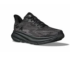 Hoka Women's Clifton 9 Running Shoes - Black/Black