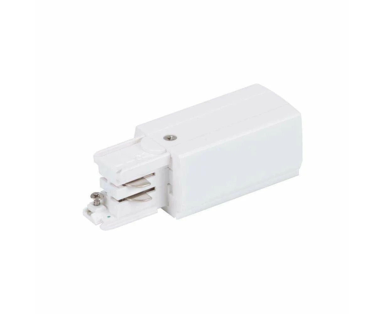 Domus TRAK-3-LLE - 3-Circuit Left Live End Accessory - White