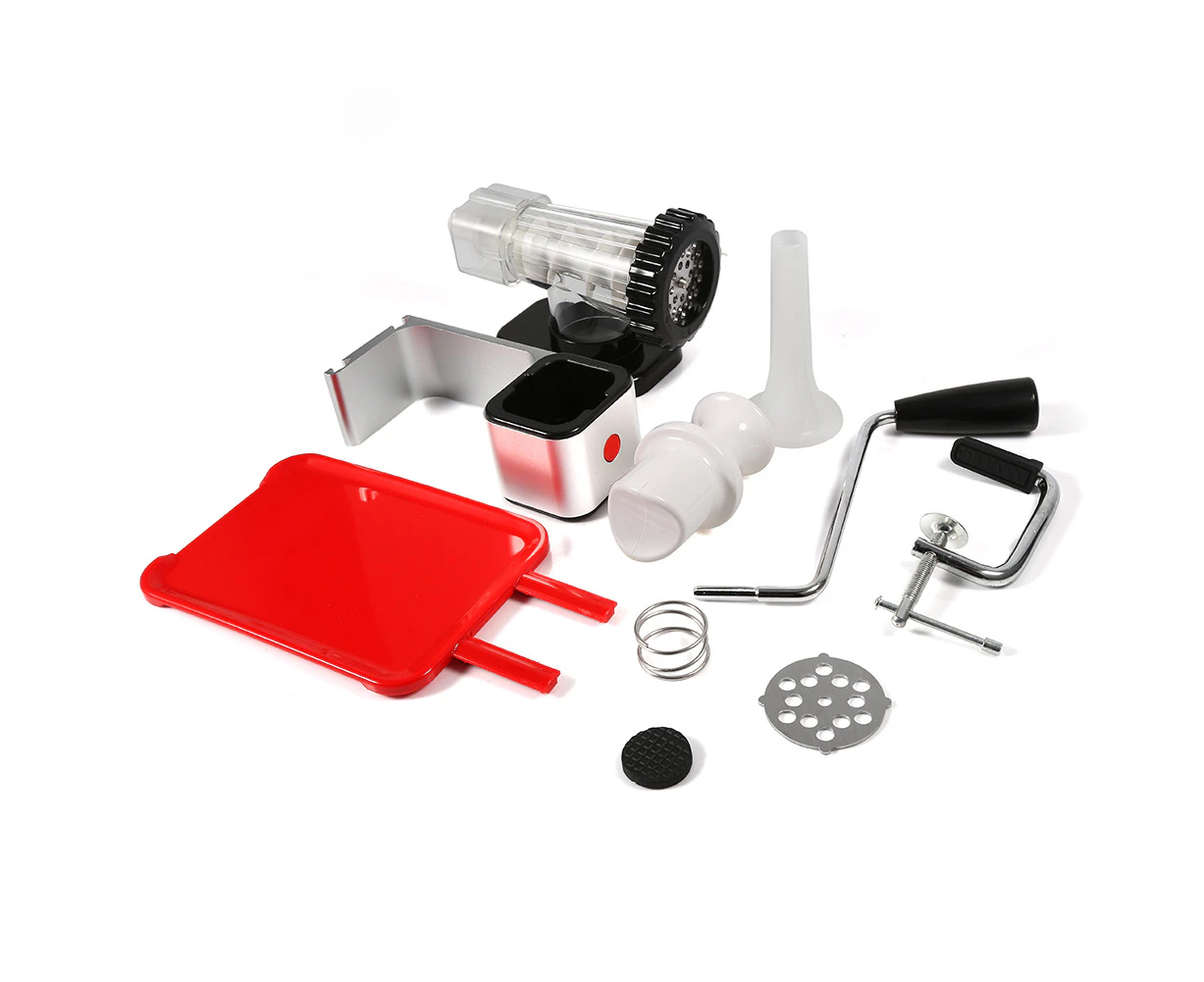 1x Multifunctional Manual Operated Meat Grinder Sausage Stuffer Mincer Pasta Maker Kitchen Tool