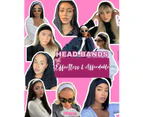 Headbands for Women 16 Pack Elastic Hair Bands for Women' Hair Non Slip Soft Cloth Fabric Sweat Headbands Yoga Running Sport Hair Accessories