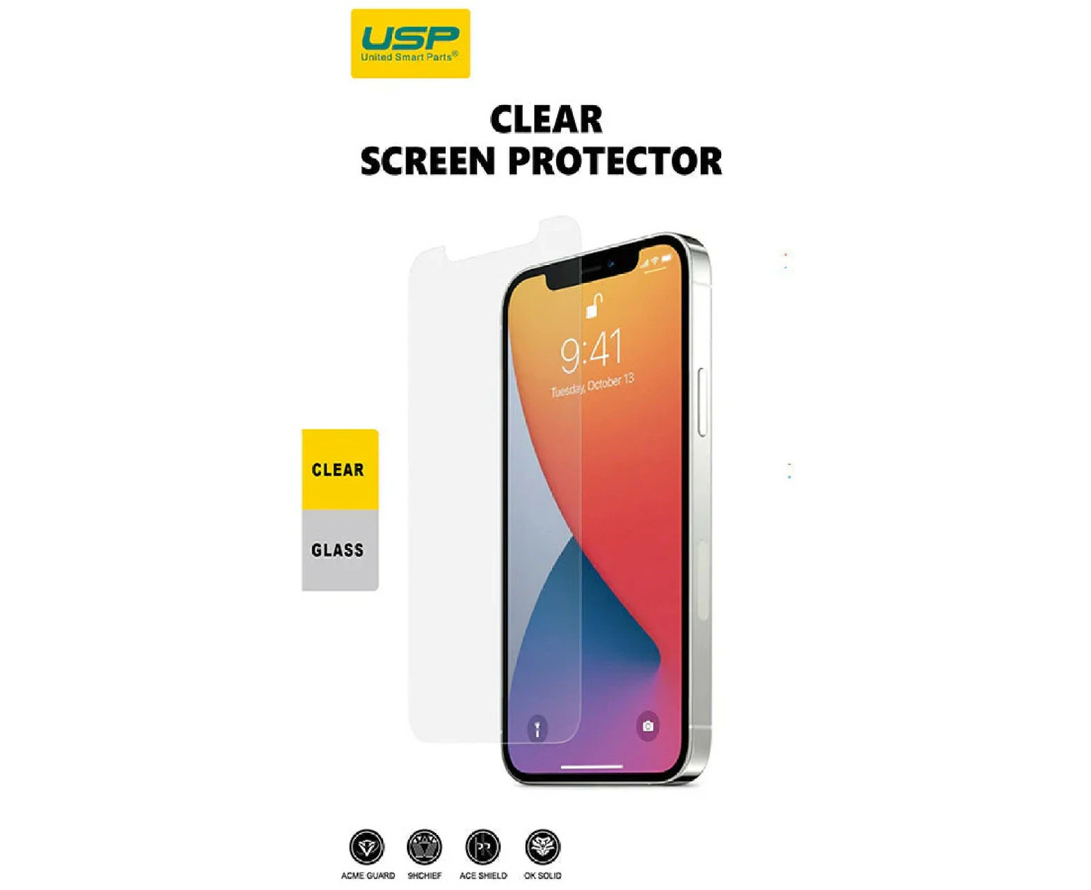 USP Apple iPhone 16 Pro Tempered Glass Screen Protector : Full Coverage, 9H Hardness, Bubble-free, Anti-fingerprint, Original Touch Feel