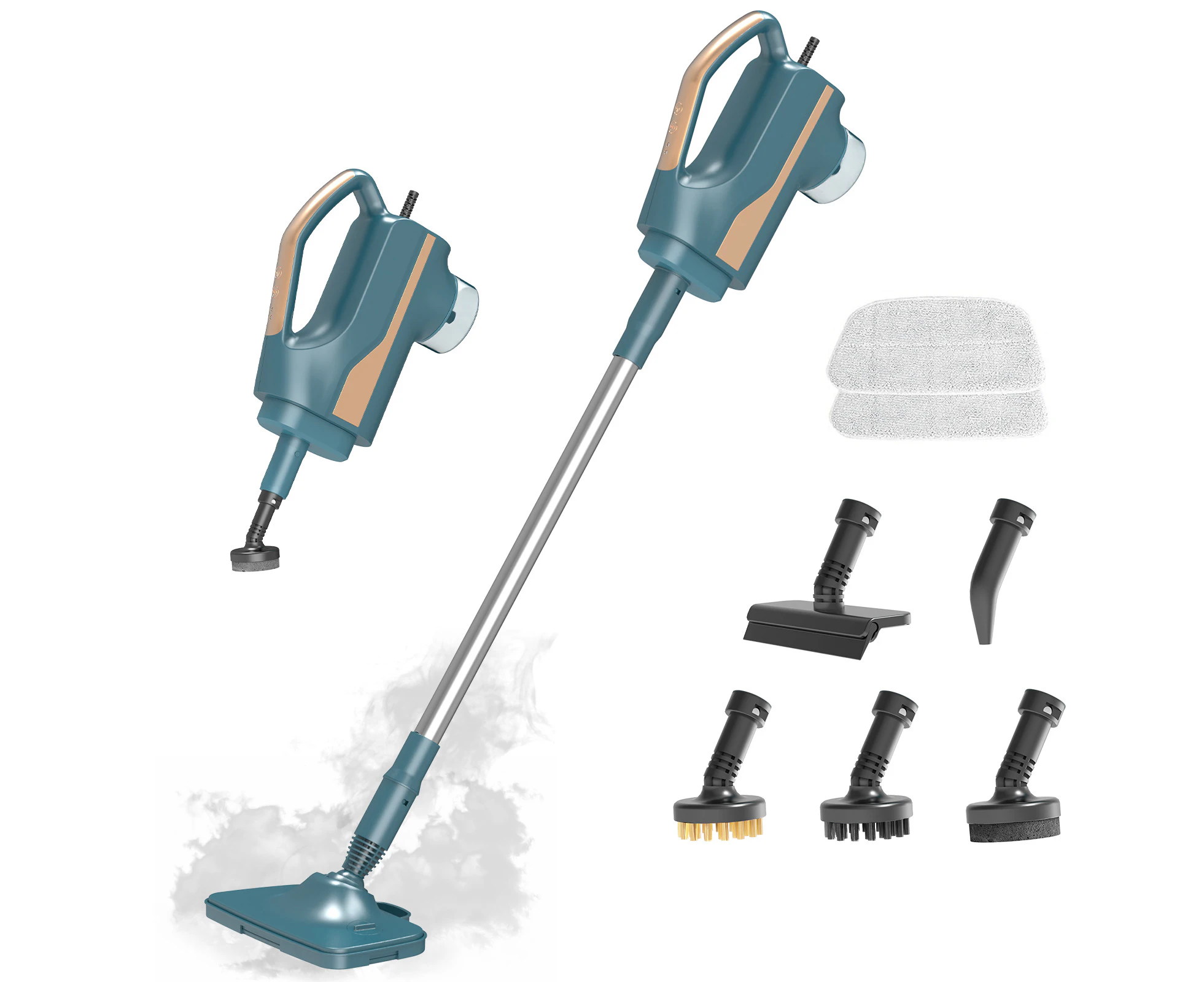 Advwin Steam Mop, Handheld Steam Cleaner with Fast Heating, 6-in-1 Pressure Steamer Cleaner, Multifunctional Floor Steamer