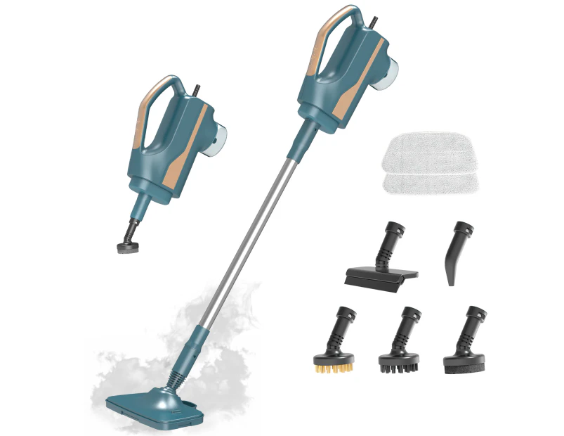 Advwin Steam Mop, Handheld Steam Cleaner with Fast Heating, 6-in-1 Pressure Steamer Cleaner, Multifunctional Floor Steamer