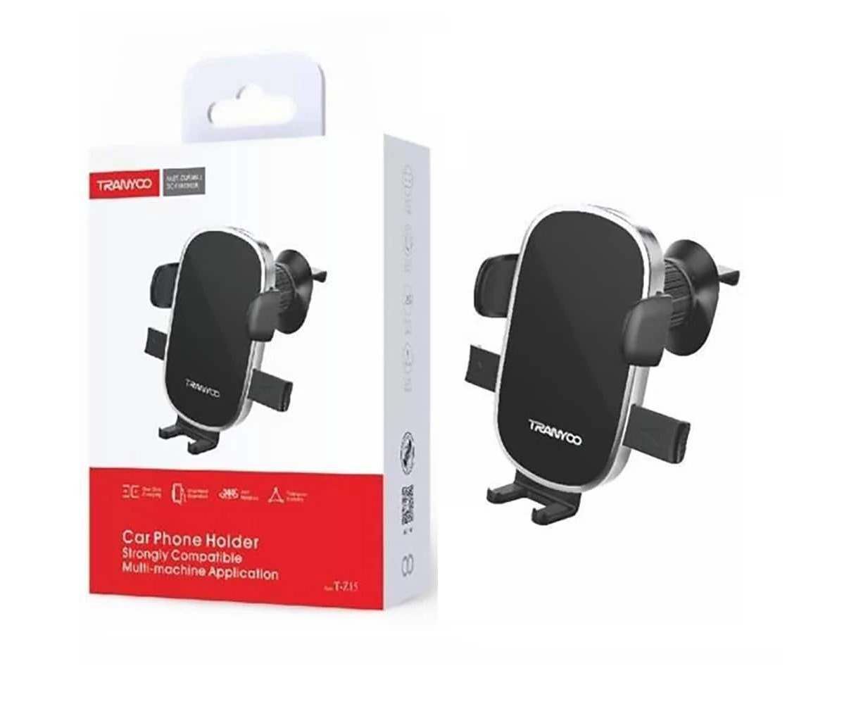 Tranyoo (T-Z15) Gravity Air Vent Clip Car Mobile Phone Stand Mount Holder For iPhone Samsung Google Pixel Oppo Nokia