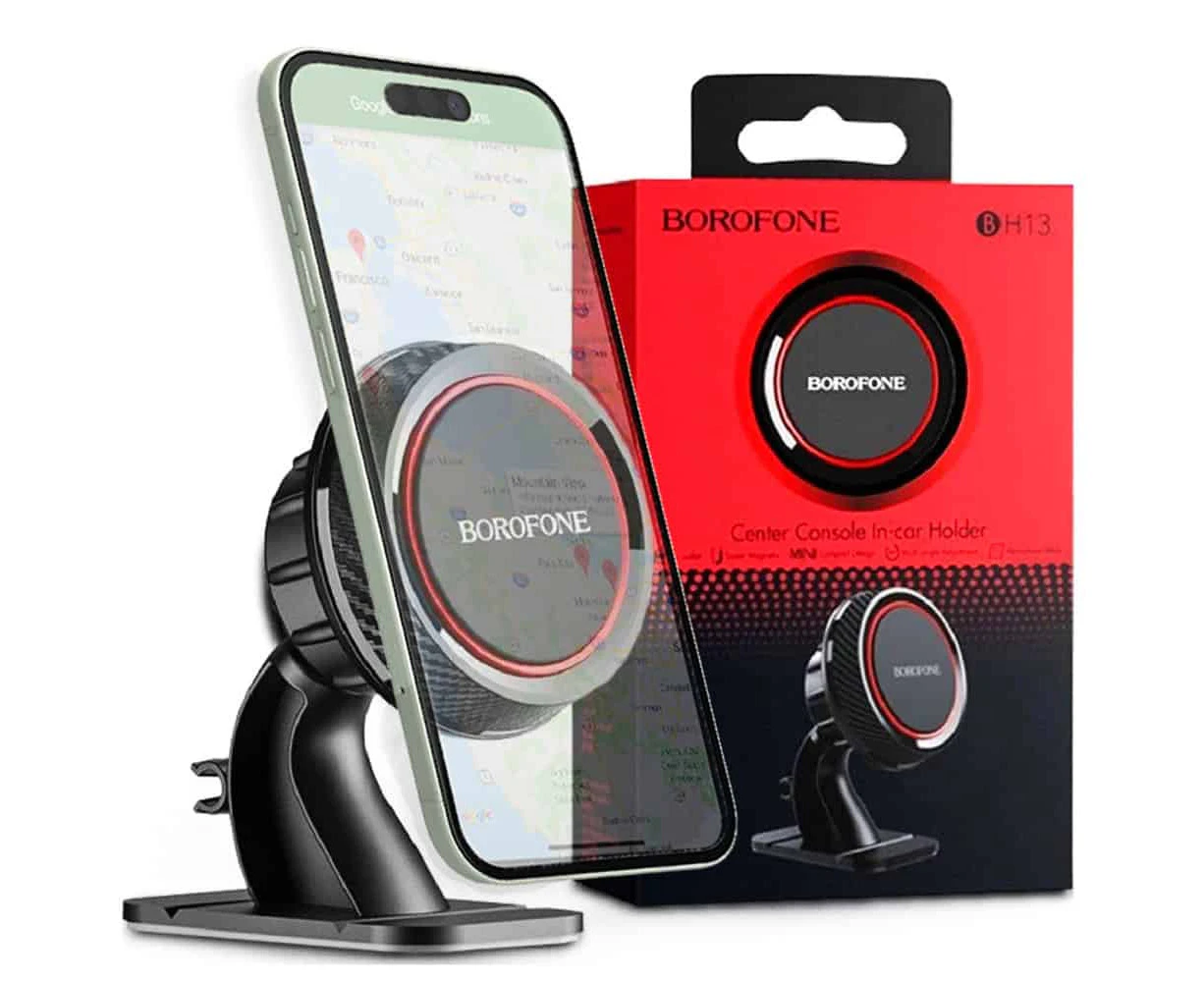 Borofone BH13 Center Console Journey Series Stick On Dashboard Magnetic Car Mount Mobile Phone Holder