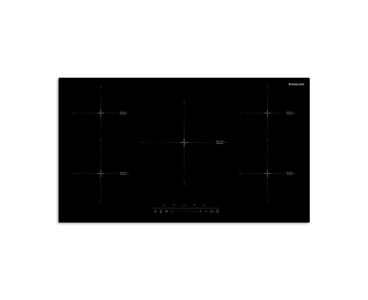 Gasland chef 90cm Induction Cooktop with 5 Cooking Zones Touch Control