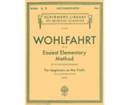 Wohlfahrt - Easiest Elementary Method Op 38 Violin (Softcover Book)