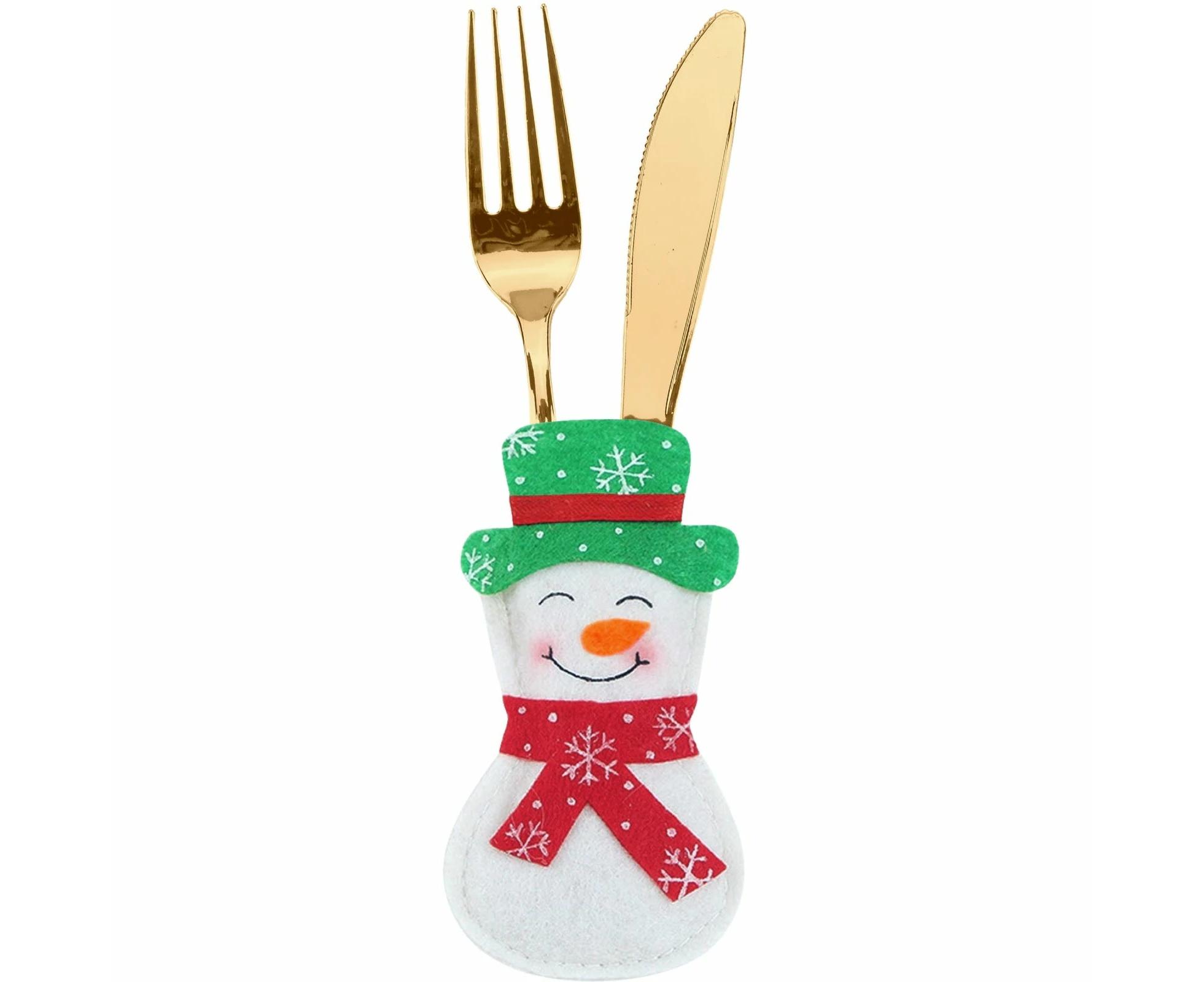 Snowman Cutlery Cover