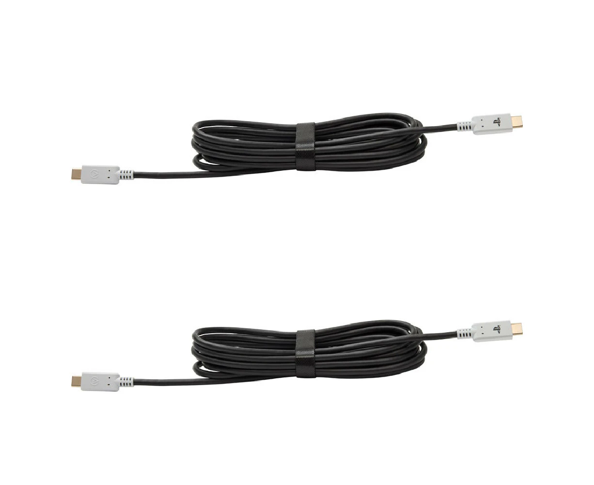 2x PowerA PlayStation 5 USB-C to USB-C 10ft Gaming/Charging Controller Cable