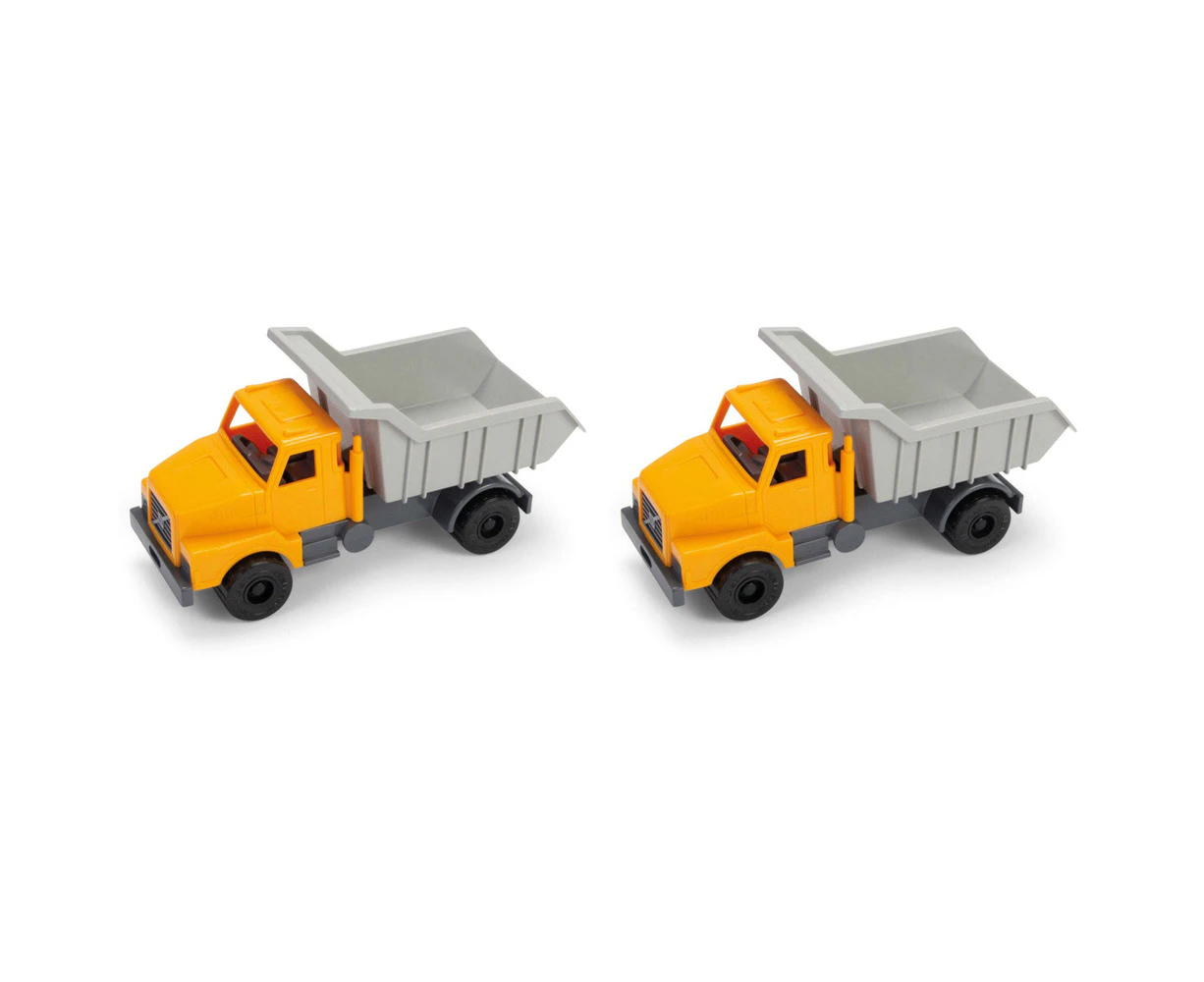 2x Dantoy Classic Dump Truck Kids/Children 21cm Outdoor Play Sandpit Toy 2y+