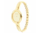 Calvin Klein Gold Steel Light Champagne Dial Women's Watch - 25100056