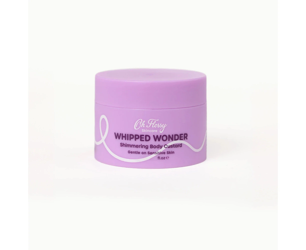 Oh Flossy Skincare Whipped Wonder Shimmering Body Custard 100ml