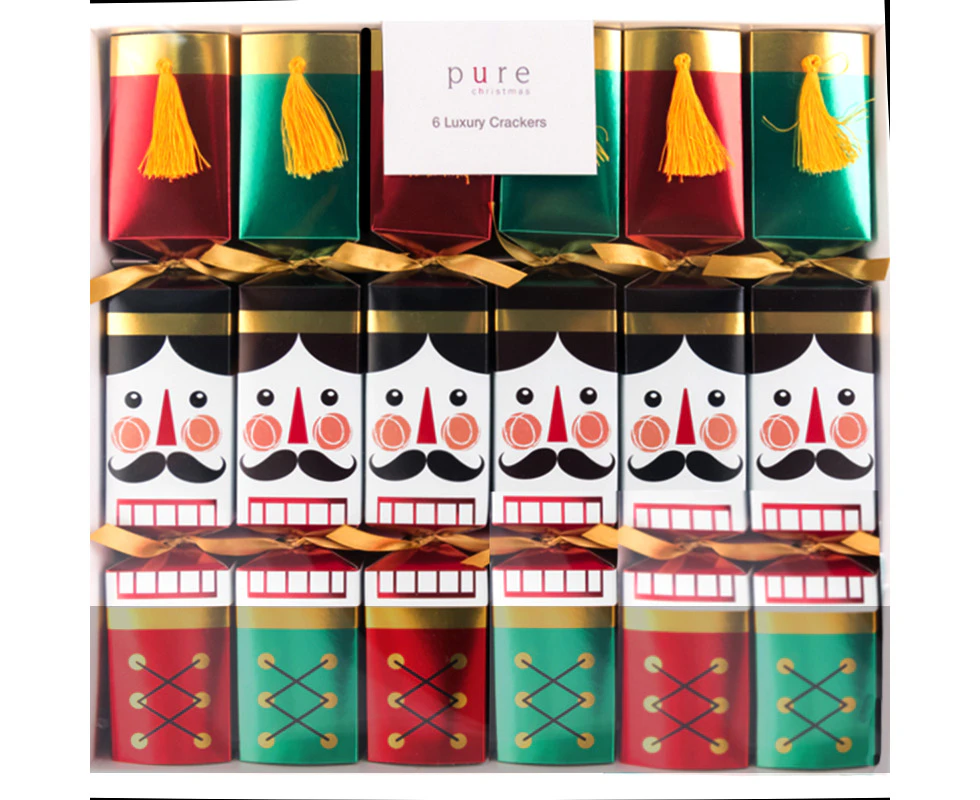 Nutcracker XL Christmas Crackers 6pk